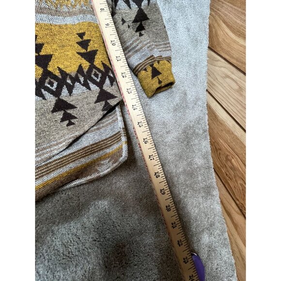 Southwestern Aztec Style Button-Up Shacket Womens Small Yellowstone‎ Vibes - Picture 5 of 16